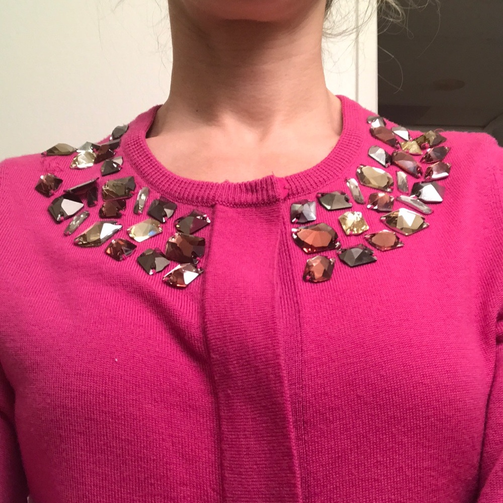 Tory Burch crystal cardigan